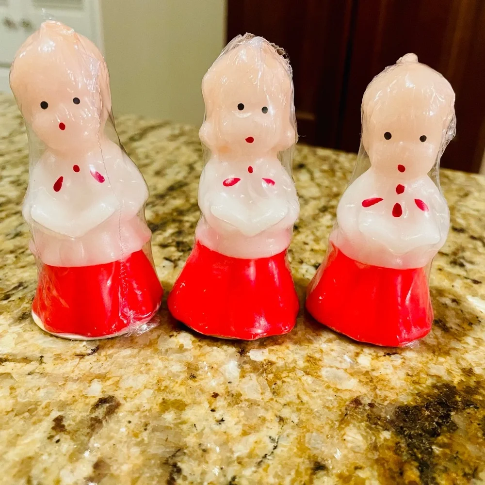 Christmas candles Vermont Co Gurley Christopher Radko Choir children